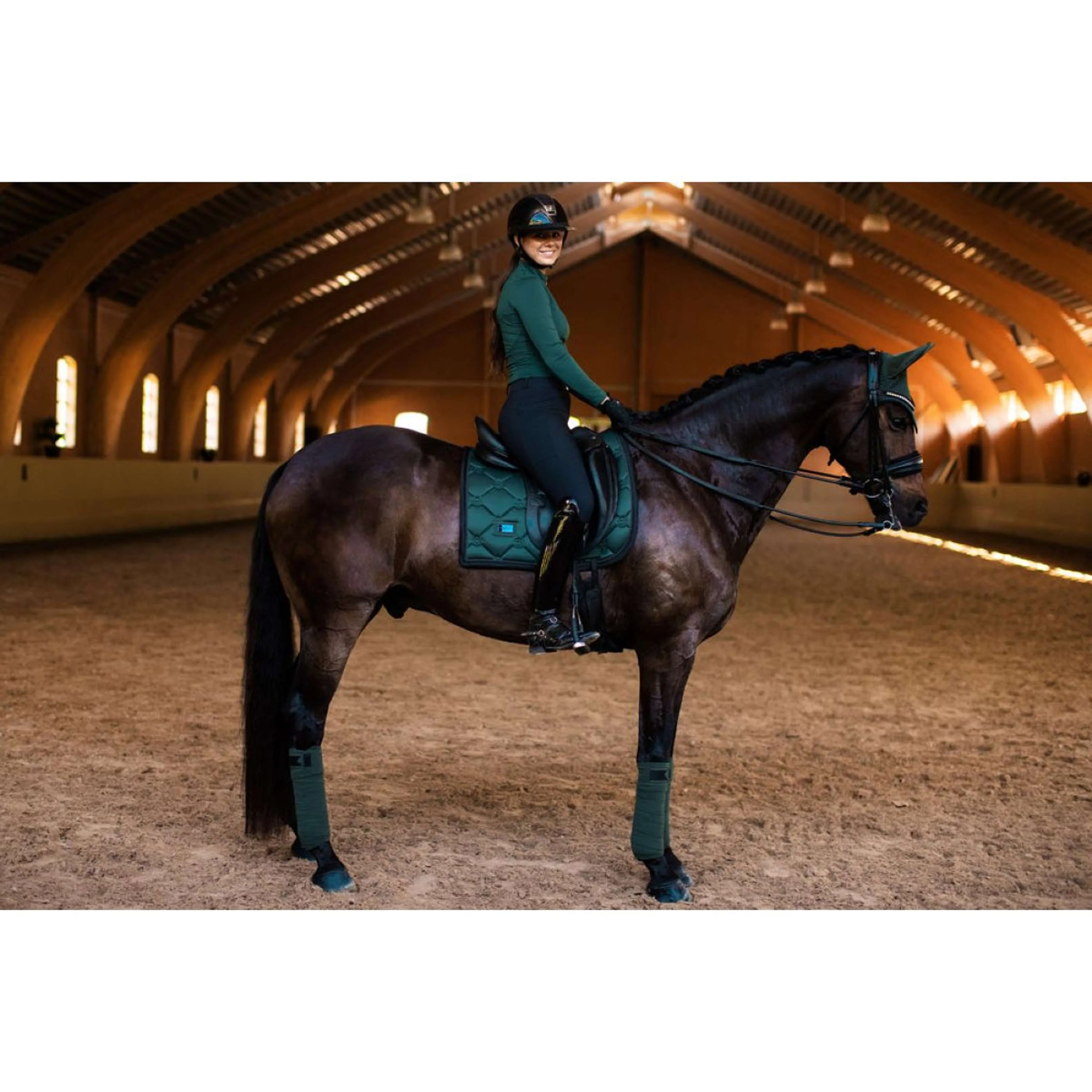 Equestrian Stockholm Sottosella Dressage Sycamore Green - Image 3