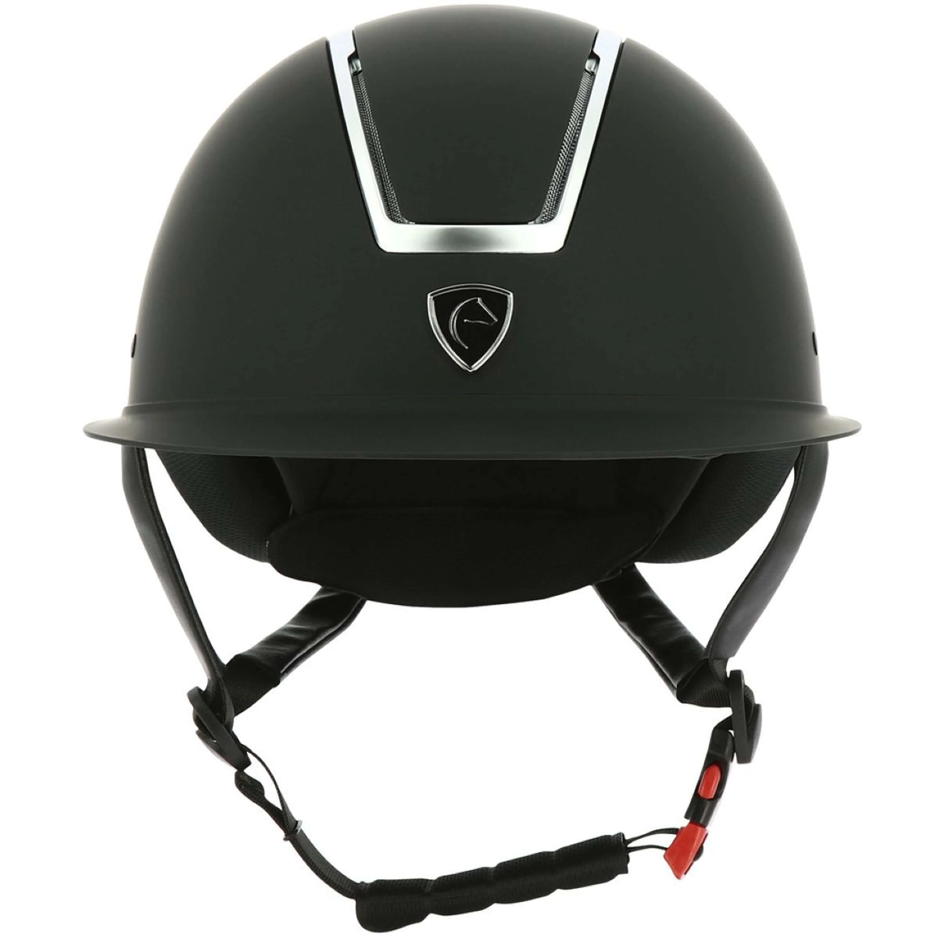 EQUITHÈME Casco da equitazione Glint Mat Nero Argento - Image 4