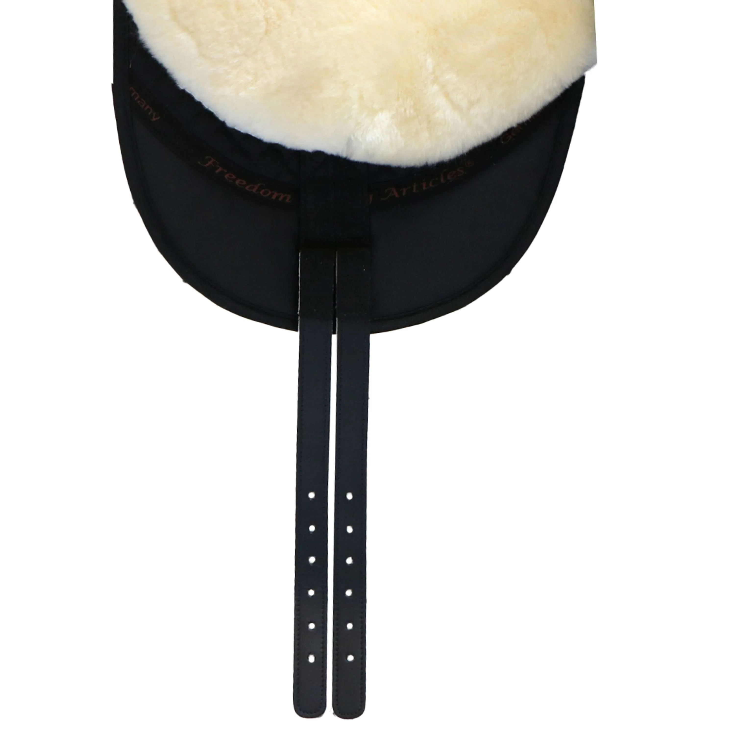 F.R.A. Cuscino per monta a pelo Macon Extra Merino Nero/Naturale - Image 5