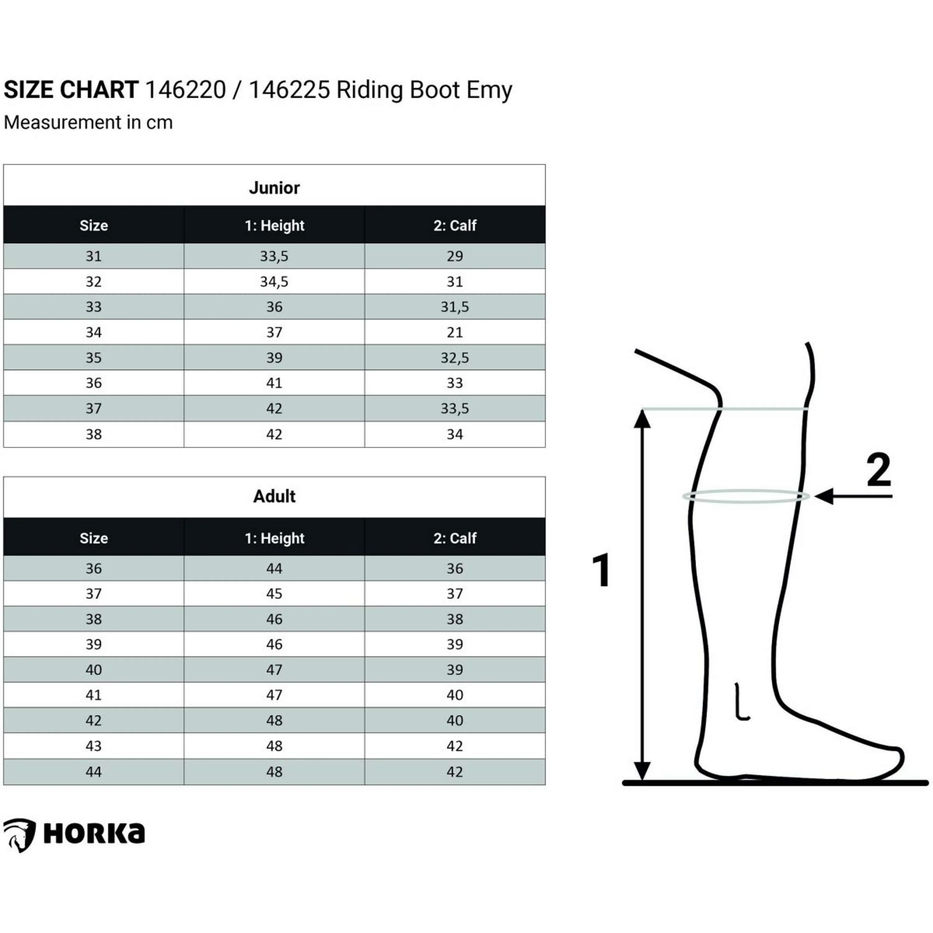 HORKA Stivali da Equitazione Emy Junior Nero - Image 12