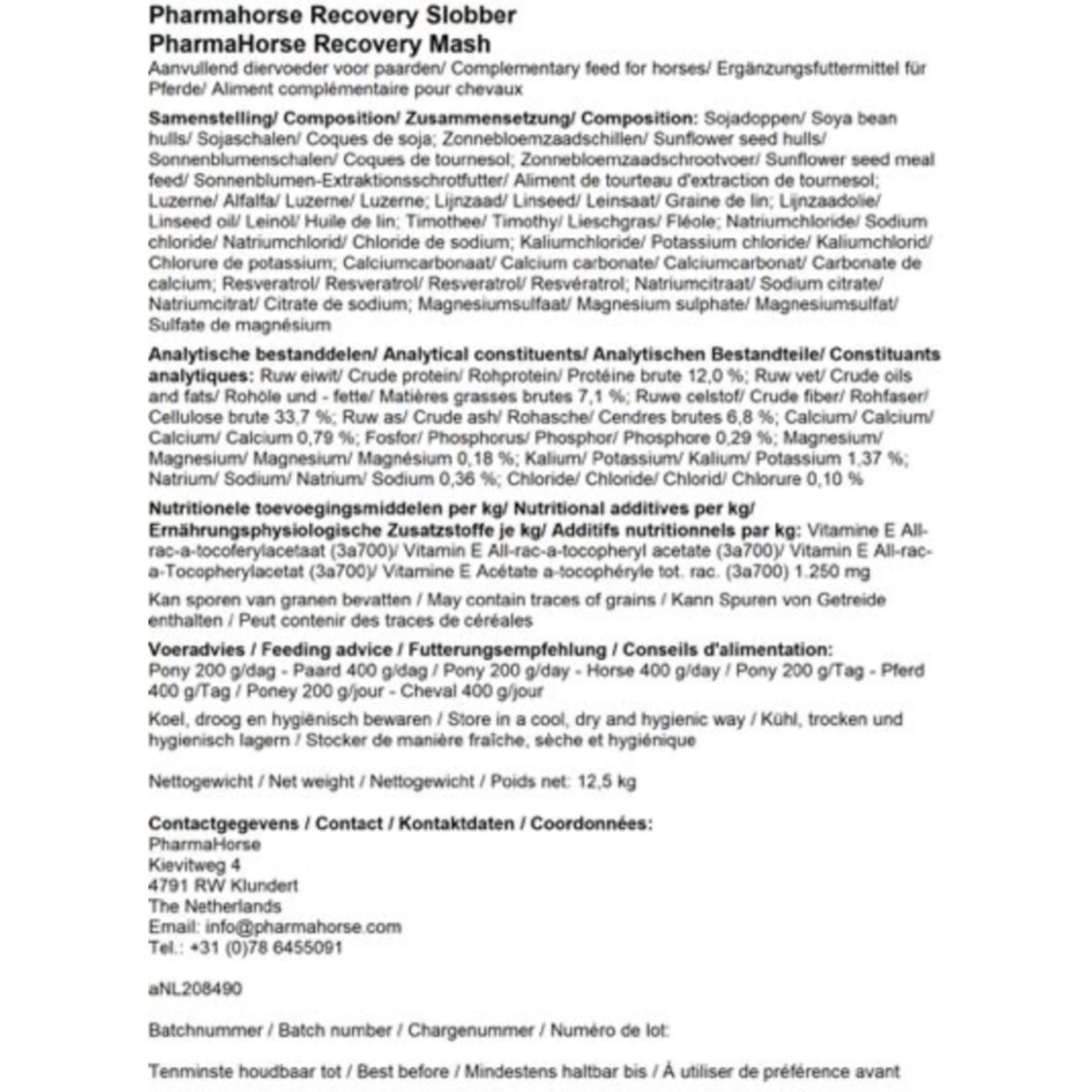 PharmaHorse Mangime umido Recovery - Image 3